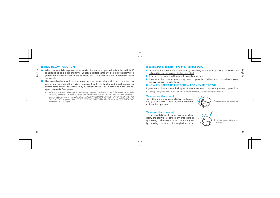 Seiko Watch Cal. 7D48 User Manual | Page 5 / 11
