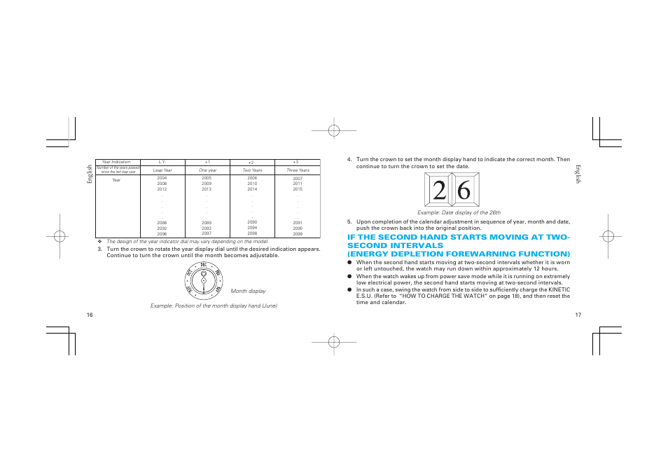 Seiko Watch Cal. 7D48 User Manual | Page 9 / 11