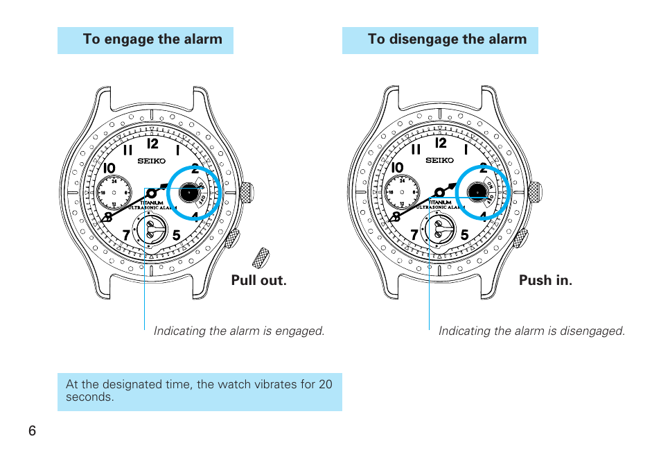 Seiko 8V36 User Manual | Page 6 / 9