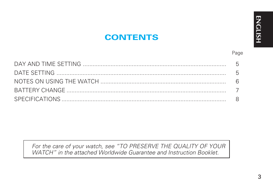 Seiko 5Y89 User Manual | Page 3 / 8