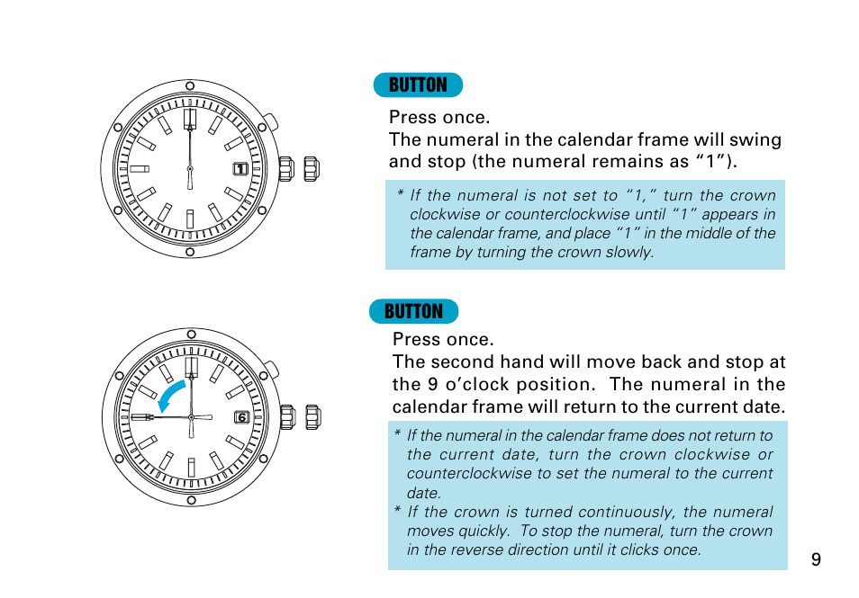 Seiko CAL. 6A32 User Manual | Page 9 / 15