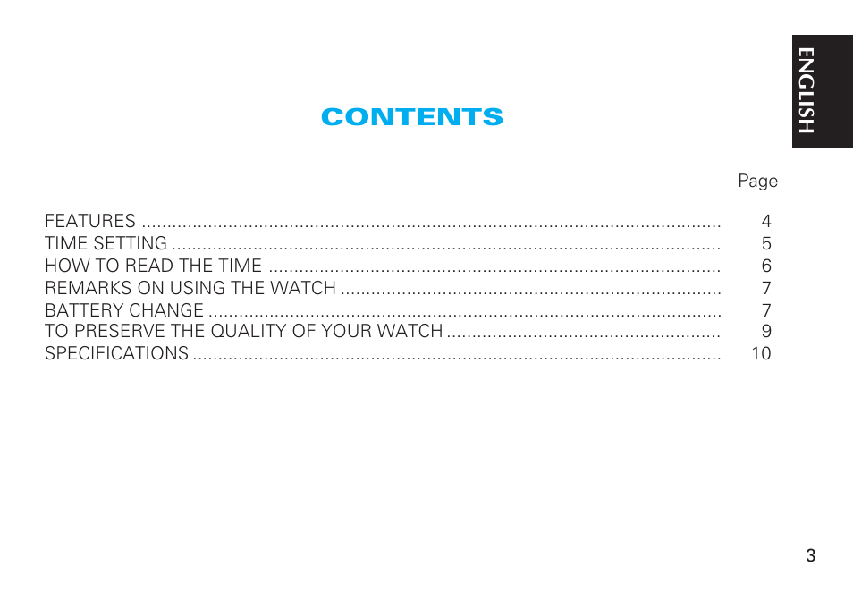 Seiko 4J27 User Manual | Page 3 / 10
