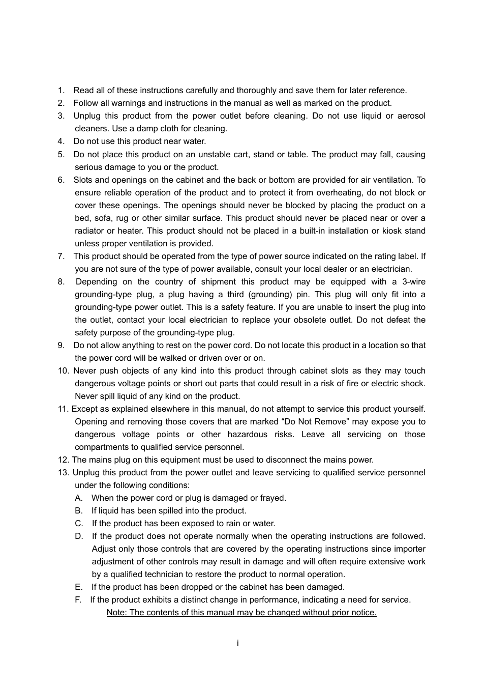 Important safety instructions | Seiko FB 390 User Manual | Page 2 / 50