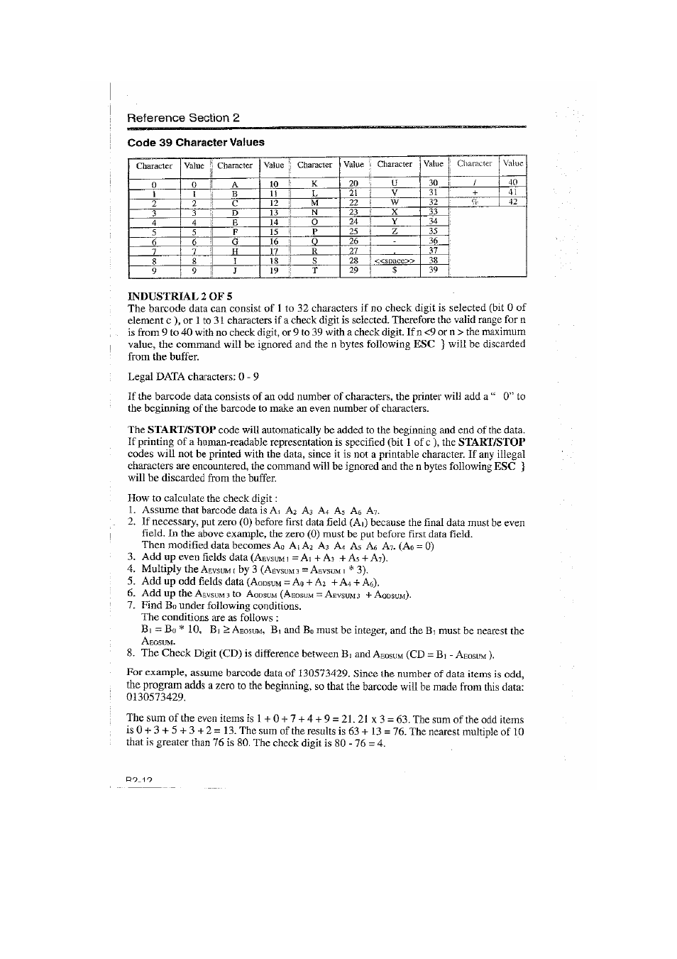 Seiko FB 390 User Manual | Page 45 / 50