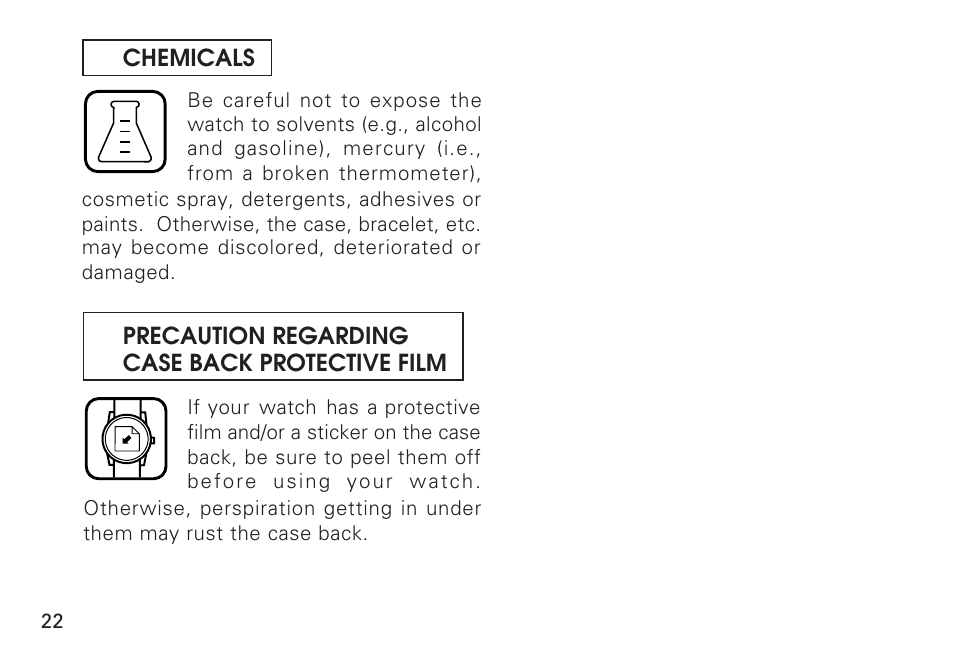 Seiko 7T32 User Manual | Page 22 / 23