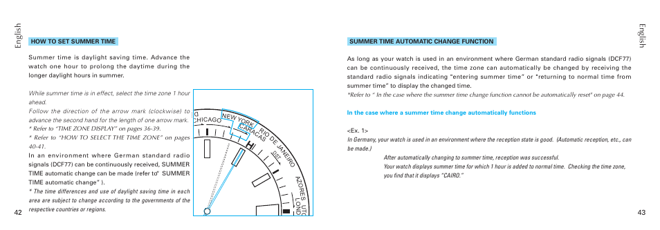 English | Seiko 7B26 User Manual | Page 22 / 35