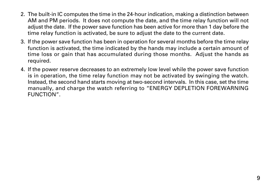 Seiko Cal. 5J22 User Manual | Page 9 / 16