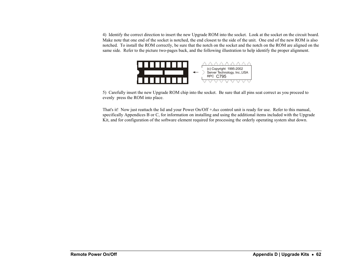 Server Technology PP02 User Manual | Page 62 / 67