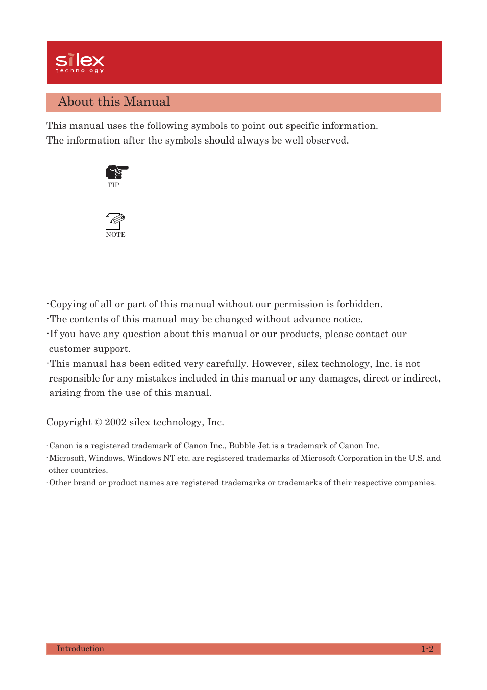 About this manual, Users manual cx | Silex technology PRICOM C- 5100 User Manual | Page 2 / 7