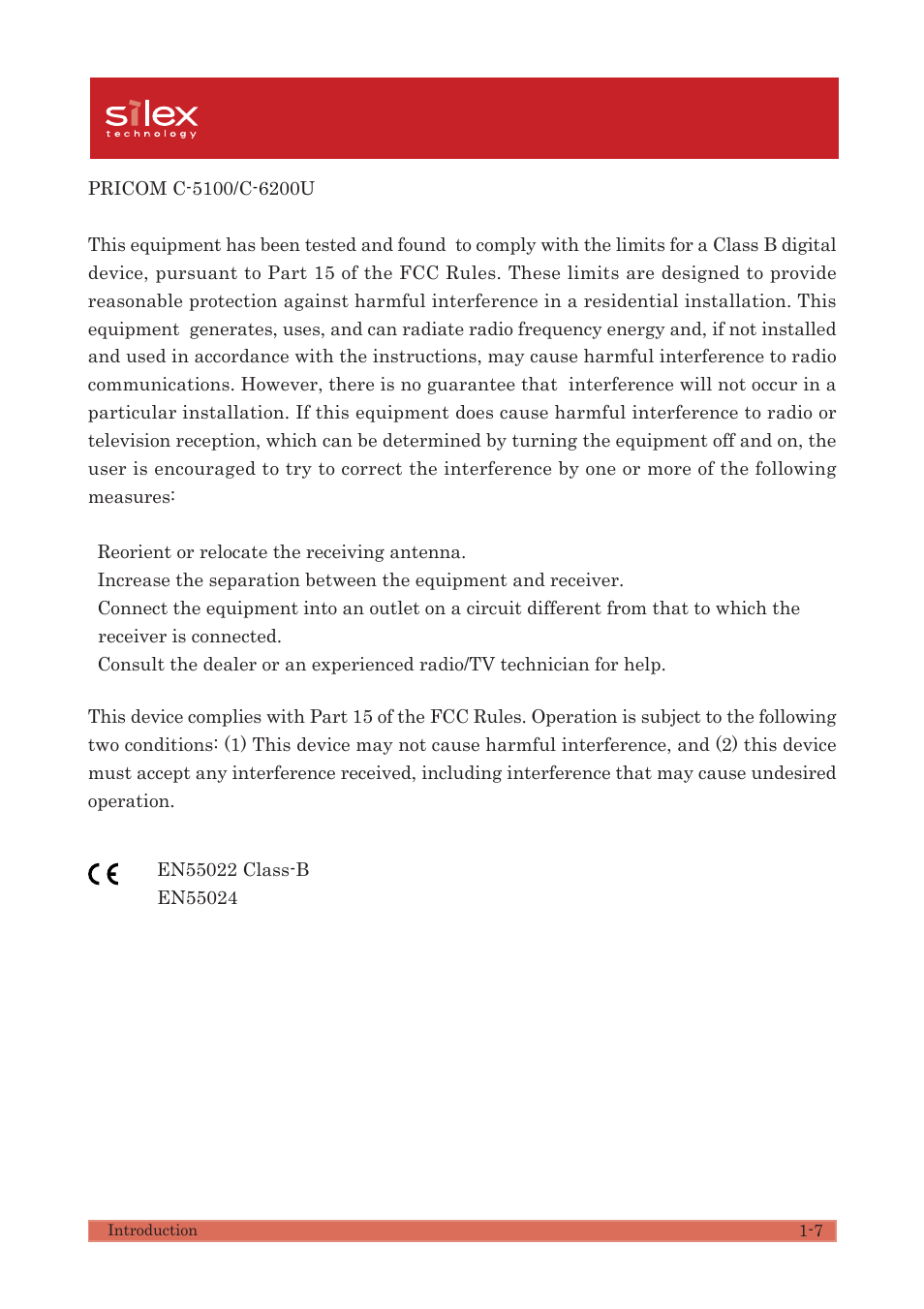 Users manual cx | Silex technology PRICOM C- 5100 User Manual | Page 7 / 7