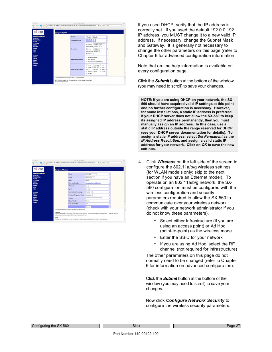 Silex technology Embedded Intelligent Module SX-560 User Manual | Page 33 / 110