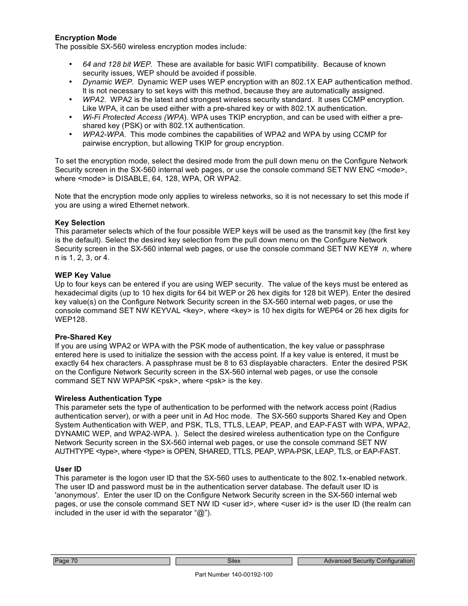 Silex technology Embedded Intelligent Module SX-560 User Manual | Page 76 / 110