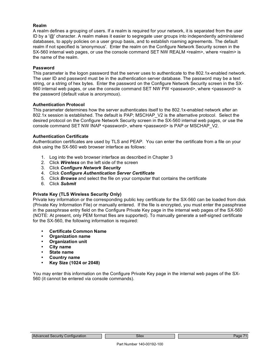 Silex technology Embedded Intelligent Module SX-560 User Manual | Page 77 / 110
