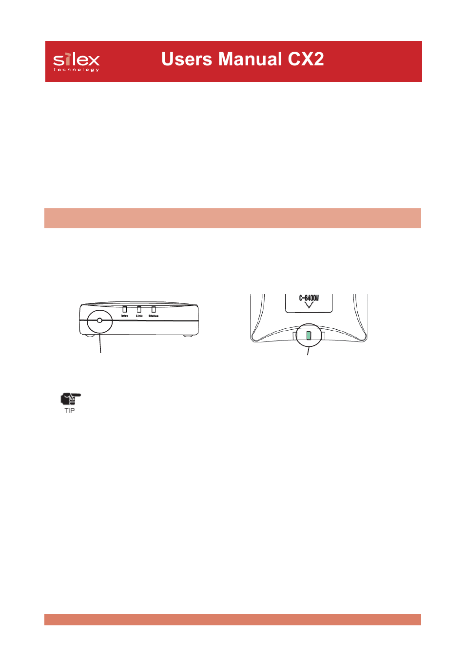 The pricom c-6400w is initialized, Users manual cx2 | Silex technology Print/Scanner/Storage Wireless Server PRICOM C-6400W User Manual | Page 16 / 101