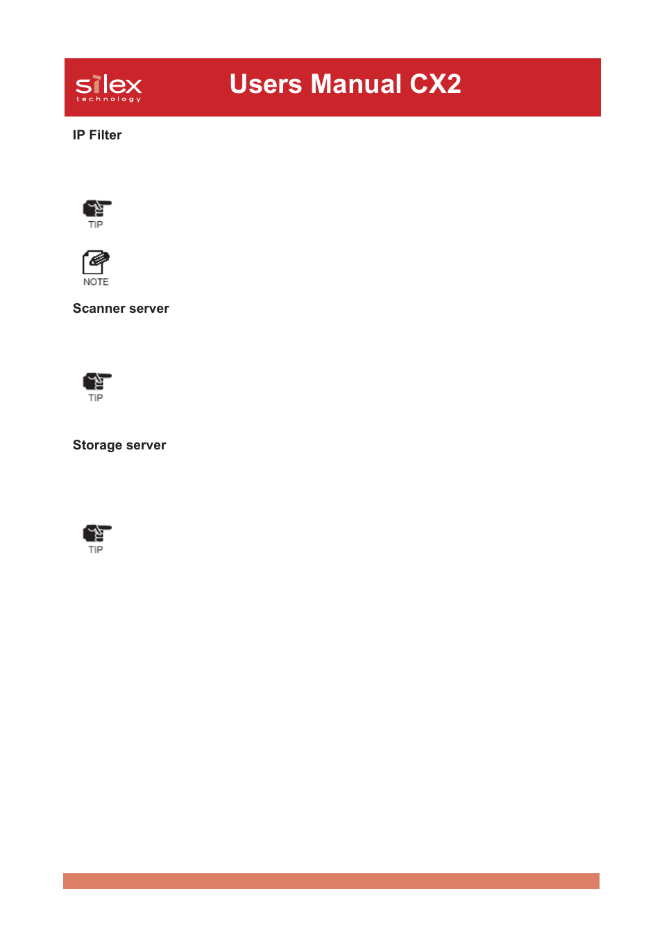 Users manual cx2 | Silex technology Print/Scanner/Storage Wireless Server PRICOM C-6400W User Manual | Page 21 / 101