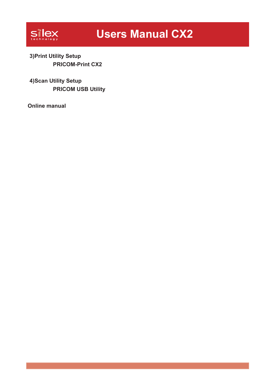 Users manual cx2 | Silex technology Print/Scanner/Storage Wireless Server PRICOM C-6400W User Manual | Page 29 / 101