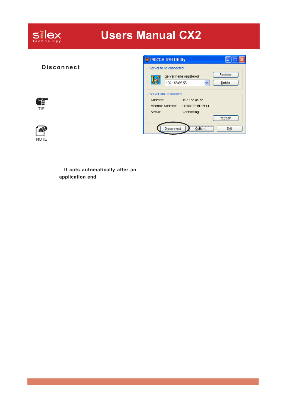 Users manual cx2 | Silex technology Print/Scanner/Storage Wireless Server PRICOM C-6400W User Manual | Page 44 / 101