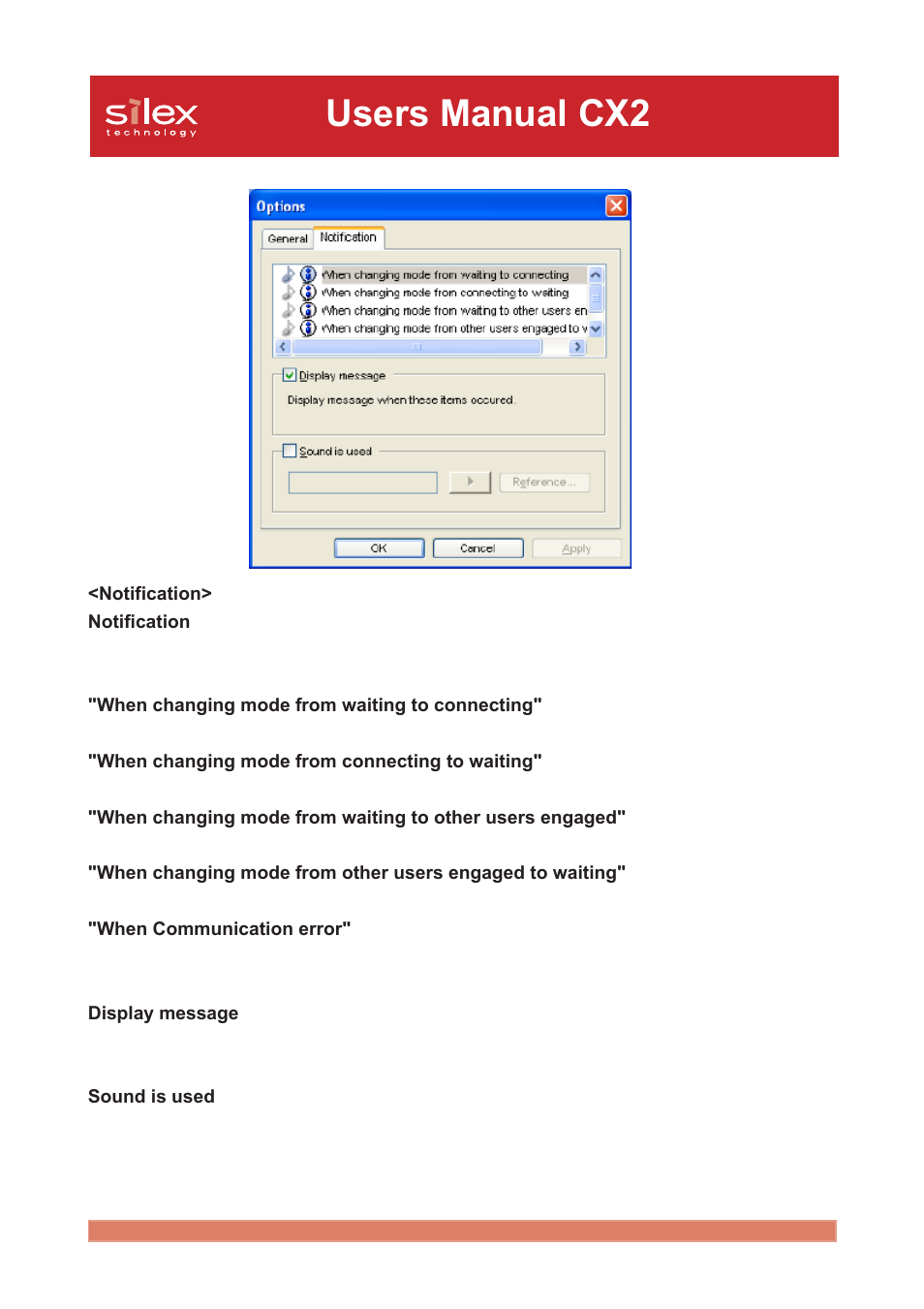 Users manual cx2 | Silex technology Print/Scanner/Storage Wireless Server PRICOM C-6400W User Manual | Page 47 / 101