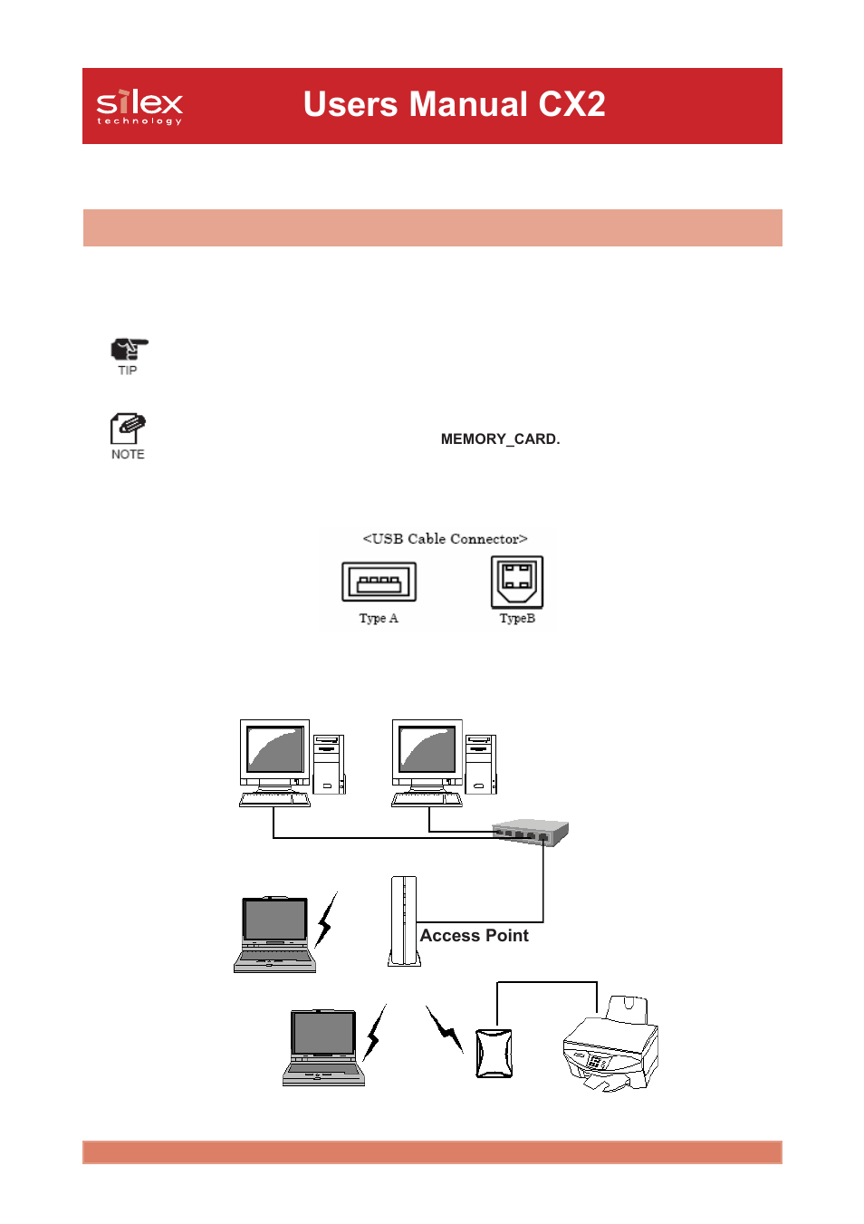 Initial set up, Install the pricom c-6400w and canon mfp, Users manual cx2 | Silex technology Print/Scanner/Storage Wireless Server PRICOM C-6400W User Manual | Page 49 / 101