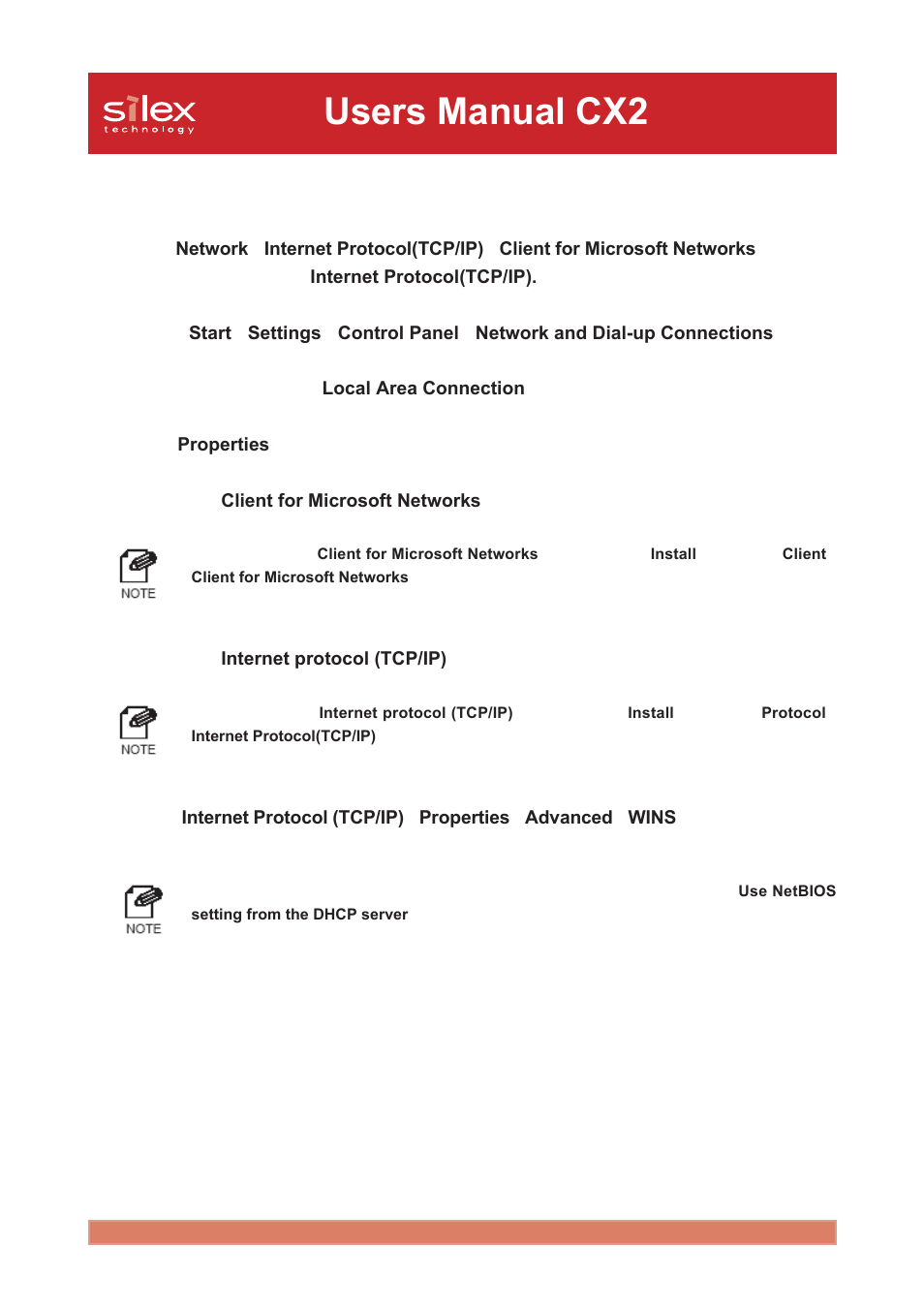 Users manual cx2 | Silex technology Print/Scanner/Storage Wireless Server PRICOM C-6400W User Manual | Page 54 / 101