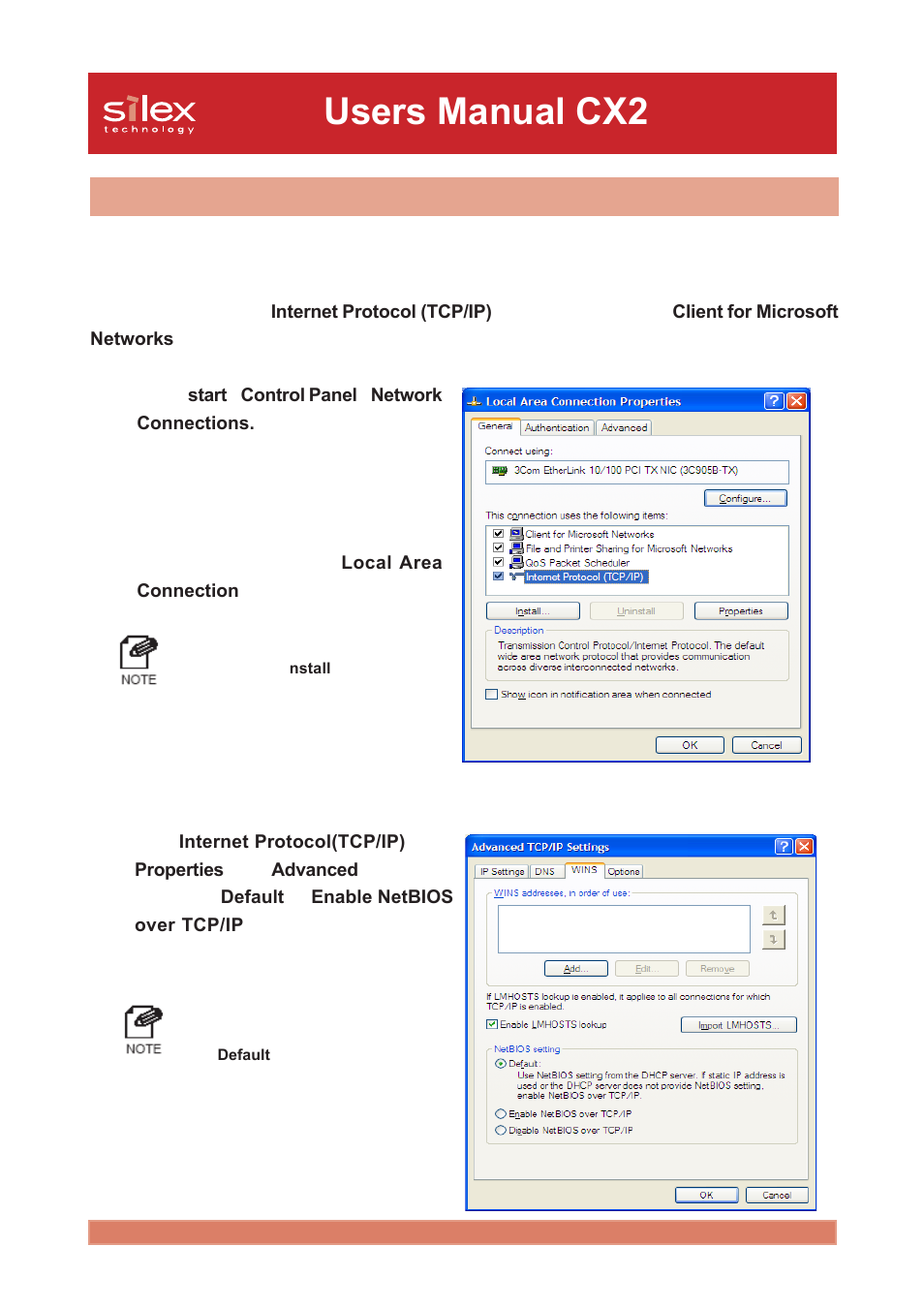 Share the memory card in a windows xp environment, Verify the network configuration in windows xp, Users manual cx2 | Silex technology Print/Scanner/Storage Wireless Server PRICOM C-6400W User Manual | Page 56 / 101