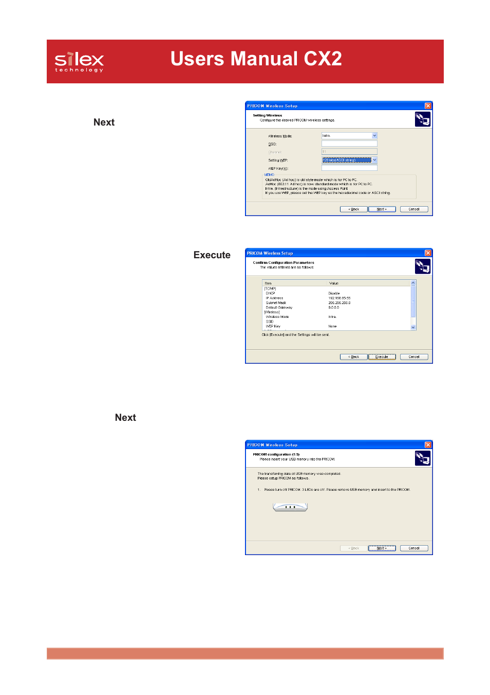 Users manual cx2 | Silex technology Print/Scanner/Storage Wireless Server PRICOM C-6400W User Manual | Page 65 / 101