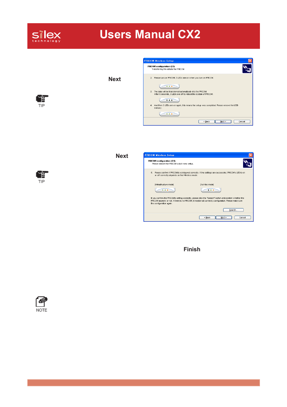 Users manual cx2 | Silex technology Print/Scanner/Storage Wireless Server PRICOM C-6400W User Manual | Page 66 / 101