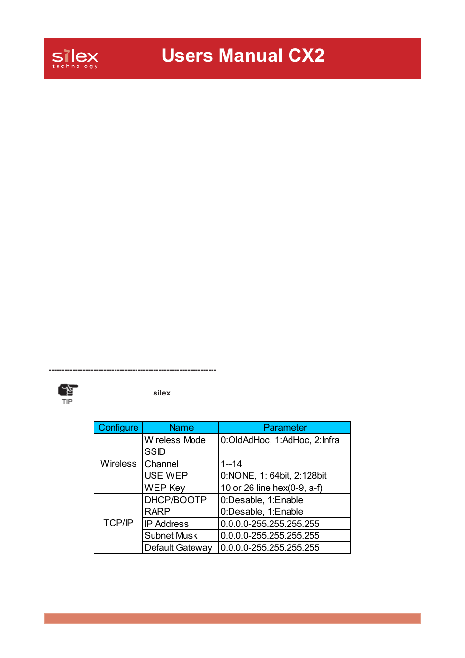 Write configuration information using an editor, Users manual cx2 | Silex technology Print/Scanner/Storage Wireless Server PRICOM C-6400W User Manual | Page 71 / 101