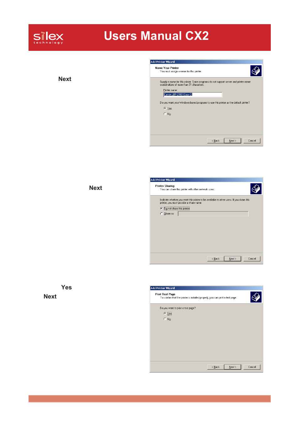 Users manual cx2 | Silex technology Print/Scanner/Storage Wireless Server PRICOM C-6400W User Manual | Page 81 / 101
