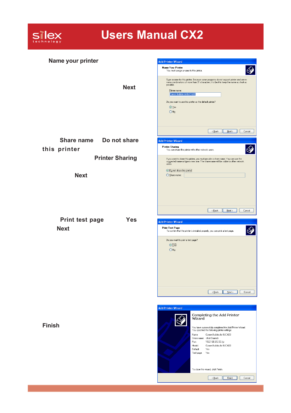 Users manual cx2 | Silex technology Print/Scanner/Storage Wireless Server PRICOM C-6400W User Manual | Page 85 / 101