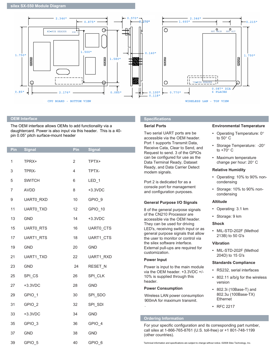 Silex technology SX-550 User Manual | Page 2 / 2