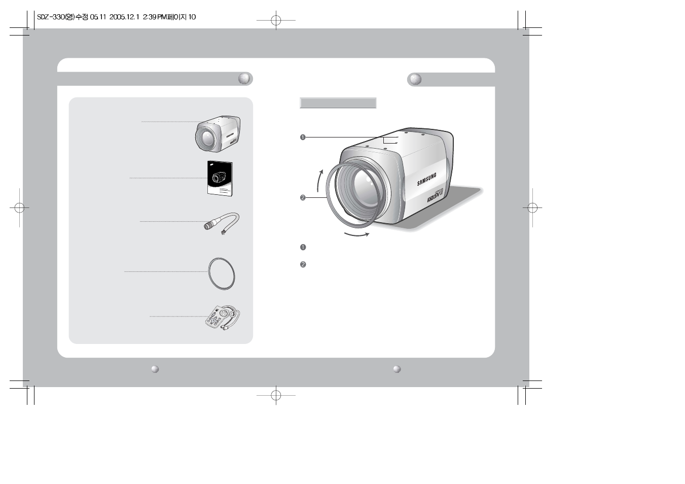 Components and accessories overview | Silex technology SDZ-330 User Manual | Page 6 / 28