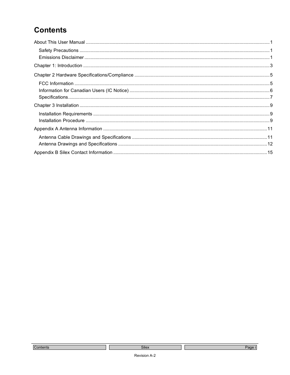 Silex technology 802.11a/b/g SDIO Module SX-SDWAG User Manual | Page 3 / 22