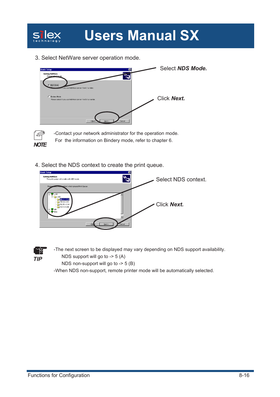 Users manual sx | Silex technology Mini Print Server PRICOM SX-300U User Manual | Page 145 / 191