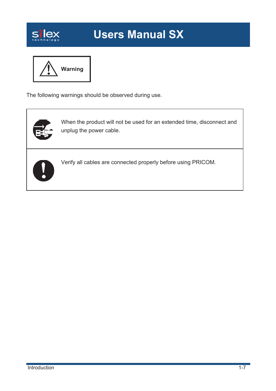 Users manual sx | Silex technology Mini Print Server PRICOM SX-300U User Manual | Page 16 / 191