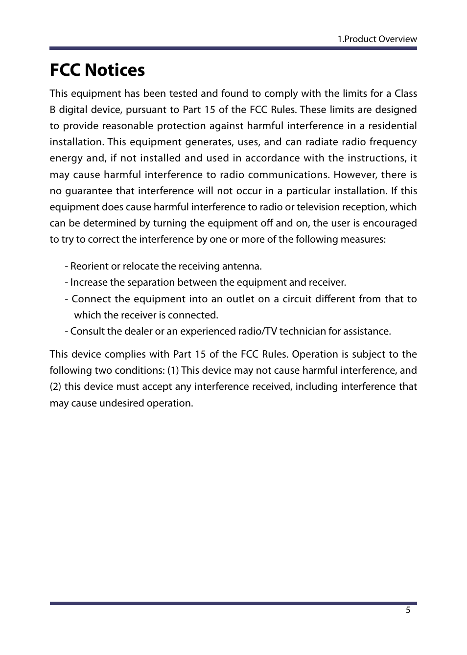 Fcc notices | Silex technology Multicast Video Distribution System MVDS X-1 User Manual | Page 11 / 76