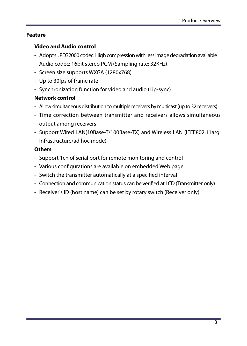 Silex technology Multicast Video Distribution System MVDS X-1 User Manual | Page 9 / 76