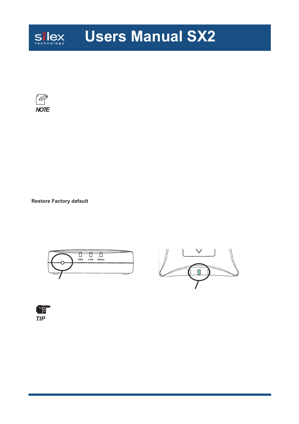 Users manual sx2 | Silex technology SX-3700WB User Manual | Page 4 / 14