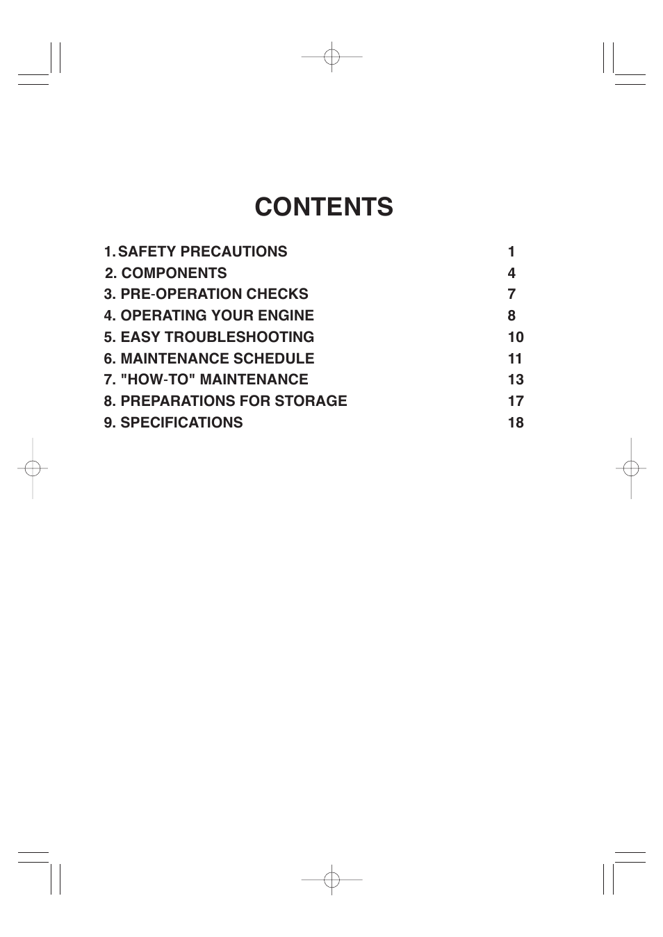 Subaru EH025P User Manual | Page 10 / 30