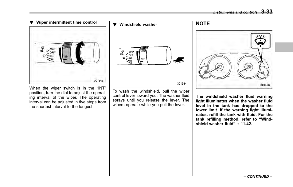 Subaru 2001 Outback User Manual | Page 151 / 448