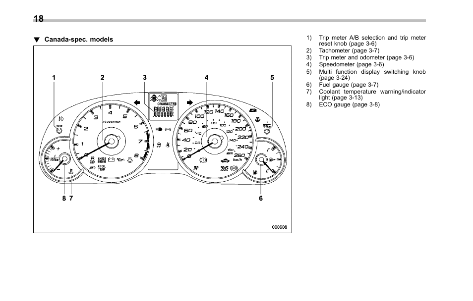 Subaru 2001 Outback User Manual | Page 20 / 448