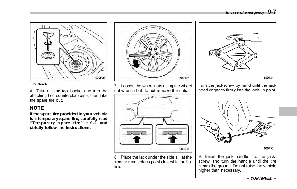 Subaru 2001 Outback User Manual | Page 317 / 448