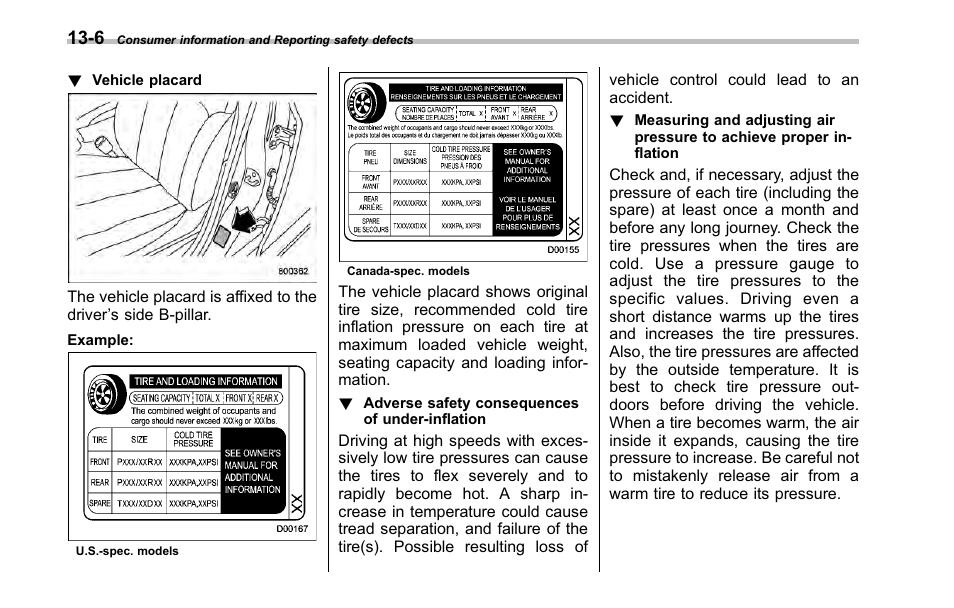 Subaru 2001 Outback User Manual | Page 416 / 448