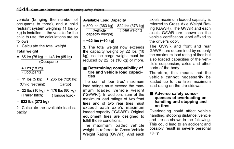 Subaru 2001 Outback User Manual | Page 424 / 448