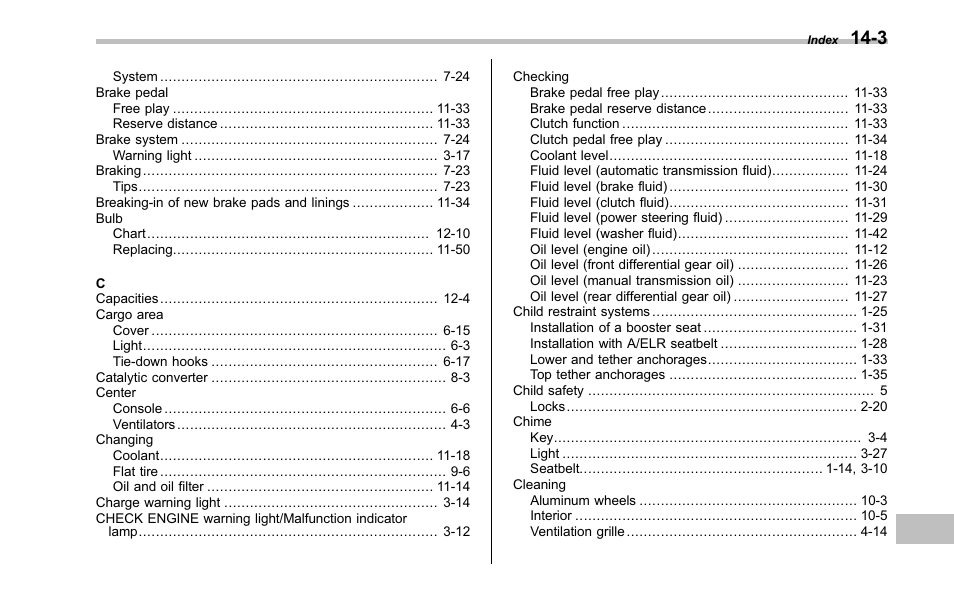 Subaru 2001 Outback User Manual | Page 431 / 448
