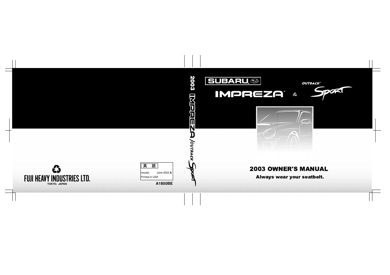 Subaru Impreza User Manual | 35 pages