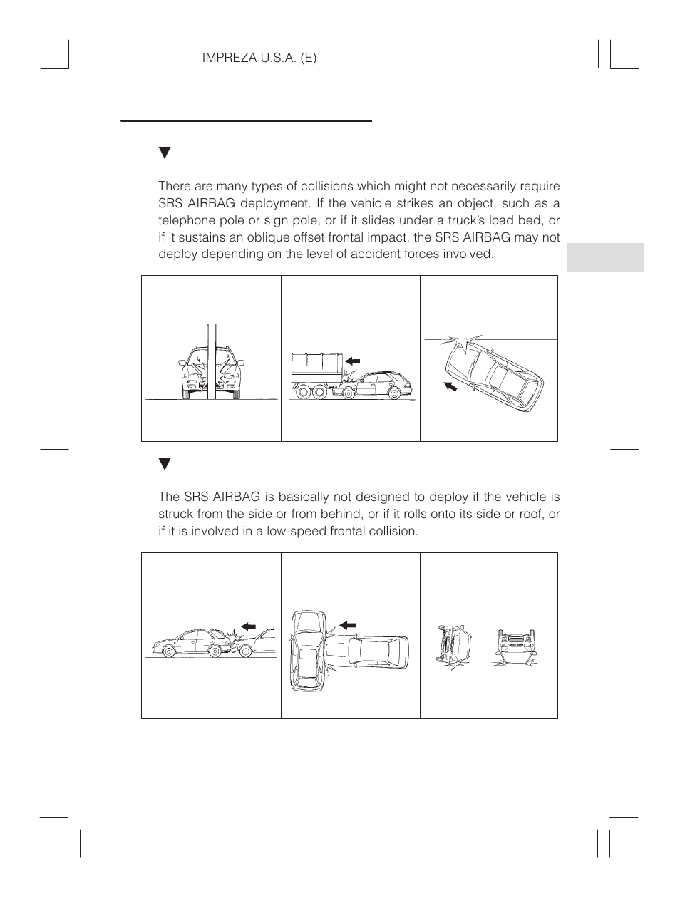 Subaru Impreza 2.2L MT User Manual | Page 101 / 328