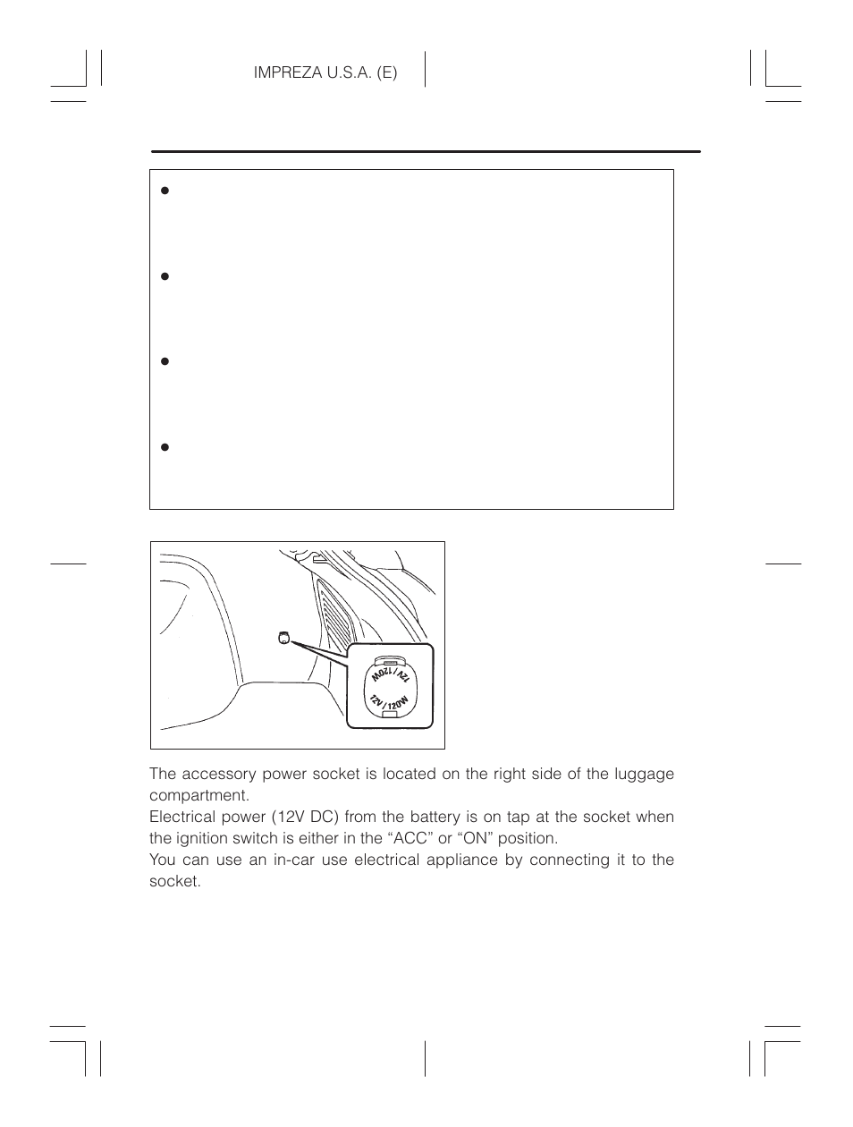 Subaru Impreza 2.2L MT User Manual | Page 164 / 328