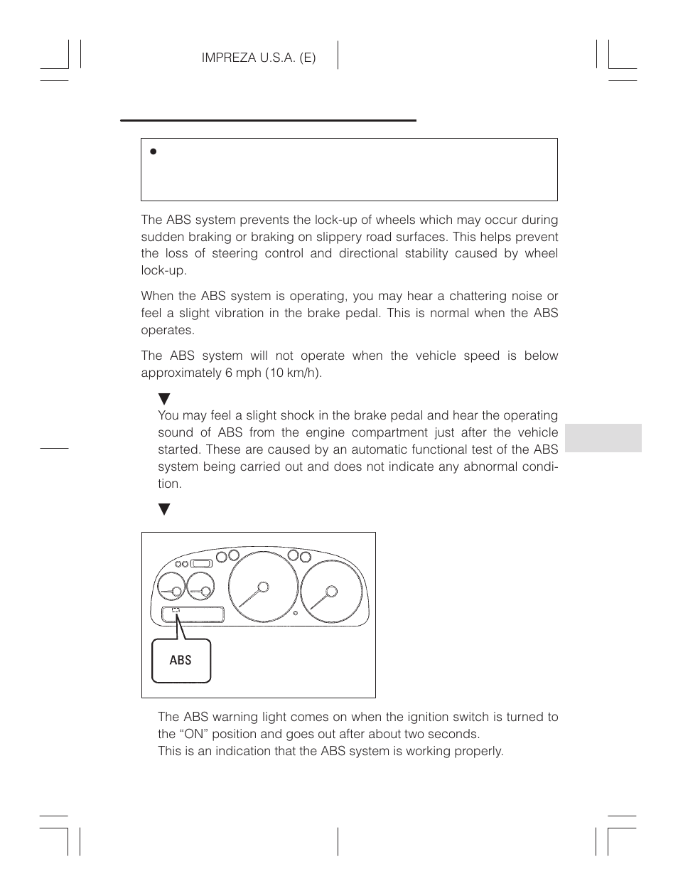 Subaru Impreza 2.2L MT User Manual | Page 213 / 328