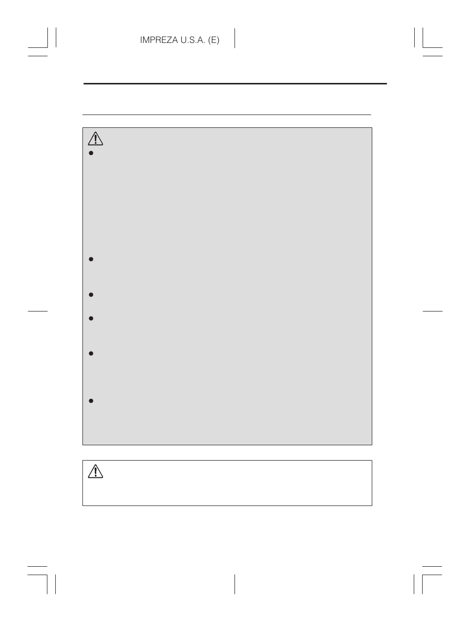 Jump starting, Warning, Caution | Subaru Impreza 2.2L MT User Manual | Page 236 / 328